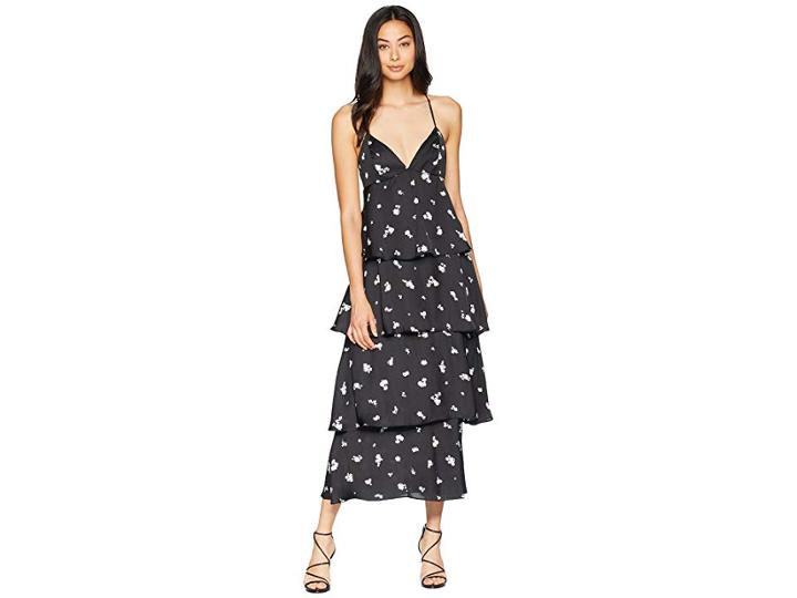 Bardot Dalia Tiered Dress (midnight) Women's Dress