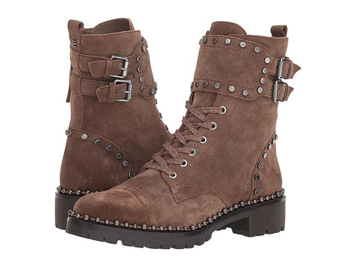 Sam Edelman Jennifer (dark Taupe Velutto Suede Leather) Women's Shoes
