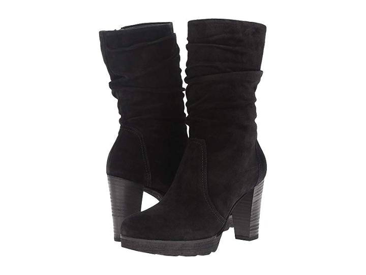Paul Green Kyle (black Suede) Women's Boots