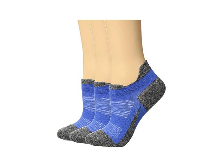 Feetures Elite Ultra Light 3-pair Pack (blue) No Show Socks Shoes