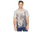 Tommy Bahama Mystic Palms Camp Shirt (sleet) Men's Clothing