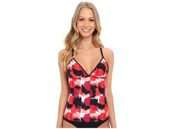 Lole Muara Tankini Top (ruby Mirage) Women's Swimwear