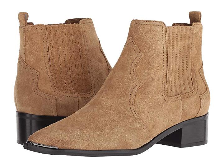 Marc Fisher Ltd Yohani Bootie (natural Suede) Women's Shoes