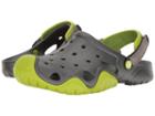 Crocs Swiftwater Clog (volt Green/graphite) Men's Clog Shoes