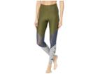 Nike Power Mesh Wrap Graphic Gym Tights (olive Canvas/obsidian/obsidian) Women's Casual Pants