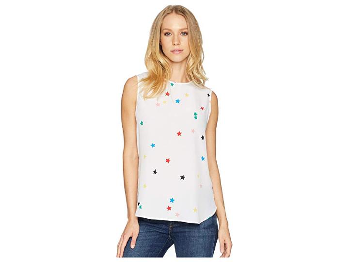 Equipment Lyle (bright White Multi) Women's Blouse