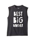 Chaser Kids Extra Soft Big Brother Tank Top (little Kids/big Kids) (black) Boy's Sleeveless