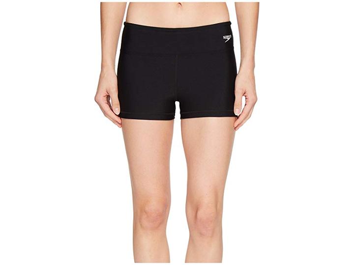 Speedo Aqua Elite Shorts (speedo Black) Women's Swimwear