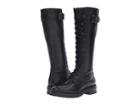 Frye Julie Lace Tall (black Soft Lamb) Women's Pull-on Boots