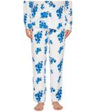 Baldwin Louisa (blue Floral Print) Women's Casual Pants