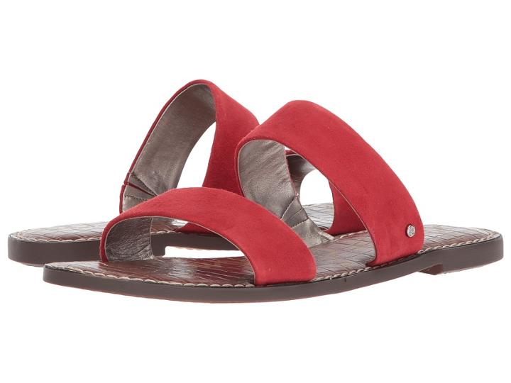 Sam Edelman Gala (red Kid Suede Leather) Women's Shoes