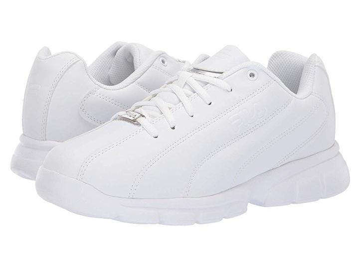 Fila Fulcrum Casual (white/white/metallic Silver) Women's Shoes