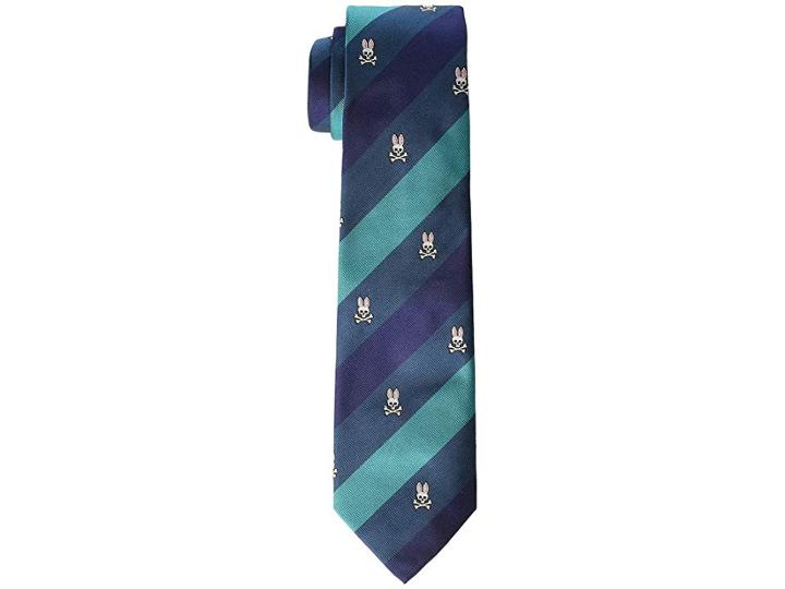 Psycho Bunny Trad Stripe Tie (green) Ties