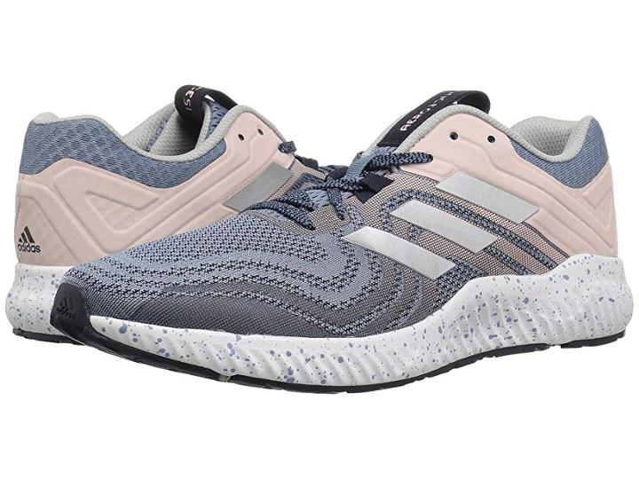 Adidas Running Aerobounce St (raw Grey/silver Metallic/clear Orange) Women's Shoes