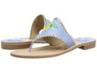 Jack Rogers Lemon (light Blue/gold) Women's Shoes