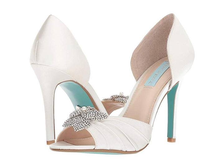 Blue By Betsey Johnson Briar (ivory Satin) High Heels