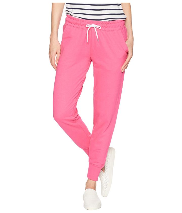 U.s. Polo Assn. Fleece Joggers (shocking Poppy) Women's Casual Pants