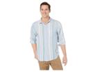 Tommy Bahama Break Line Stripe Shirt (zephyr Blue) Men's Long Sleeve Button Up