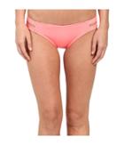 Vince Camuto Strap Side Bikini (coral Suga) Women's Swimwear