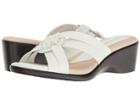 David Tate Verona (white Lamb) Women's Clog/mule Shoes