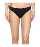 Vince Camuto Tahiti Texture Classic Bikini Bottom (black) Women's Swimwear