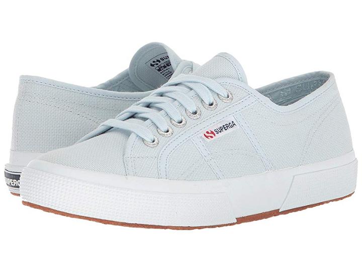 Superga 2750 Cotu Classic Sneaker (chalky Blue) Women's Lace Up Casual Shoes