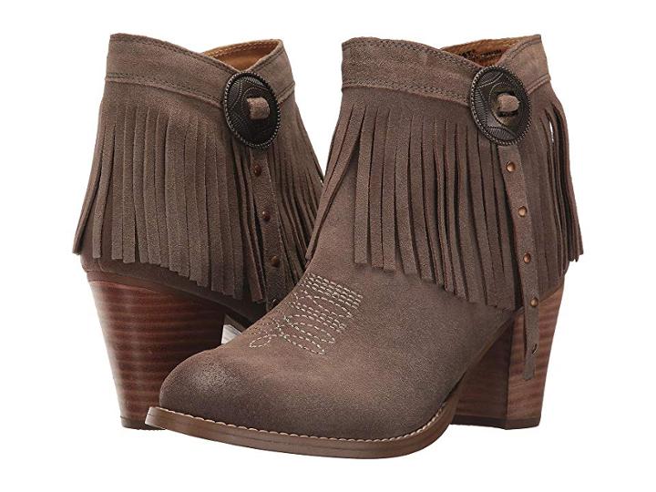 Ariat Unbridled Avery (taupe Suede) Cowboy Boots