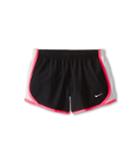 Nike Kids Tempo Short (little Kids/big Kids) (black/sail/hyper Pink/sail) Girl's Shorts