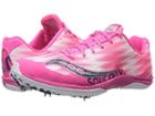 Saucony Kilkenny Xc5 (spike) (pink/white) Women's Running Shoes