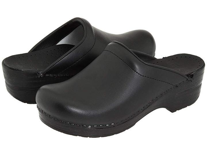 Dansko Sonja (black Box) Women's Clog Shoes