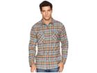 Royal Robbins Performance Flannel Plaid Long Sleeve (bayleaf) Men's Long Sleeve Button Up