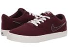 Nike Sb Check Ss Canvas (burgundy Crush/burgundy Crush) Women's Skate Shoes