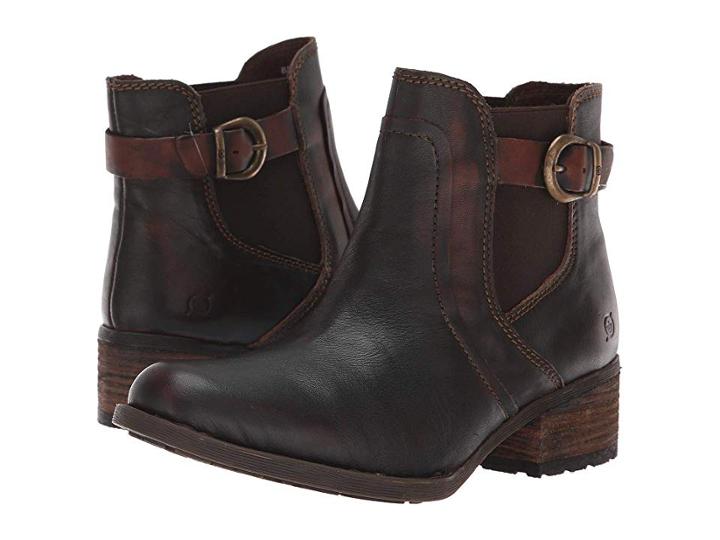 Born Mohan (dark Brown Full Grain) Women's Pull-on Boots