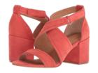 Cc Corso Como Nattie (deep Red Soft Nubuck) Women's Dress Sandals