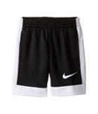 Nike Kids Assist Shorts (toddler) (black) Boy's Shorts
