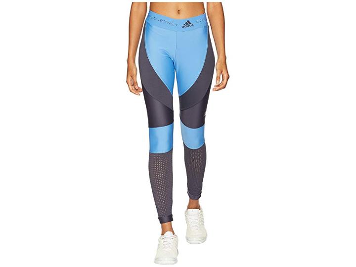 Adidas By Stella Mccartney Run Tights Cg0142 (storm Blue/night Steel) Women's Casual Pants