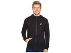 Nike Sportswear Full-zip Hoodie (black/white) Men's Sweatshirt