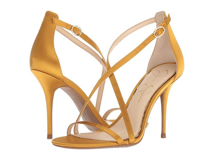Jessica Simpson Aisha (merigold Crytal Satin) Women's Shoes