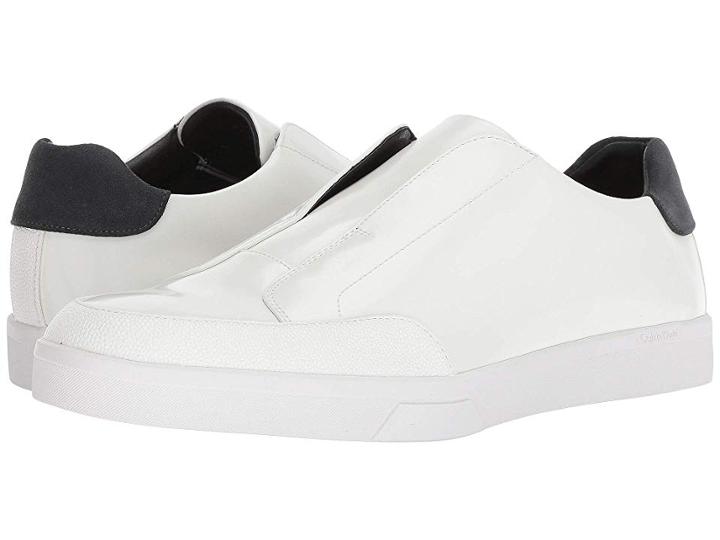Calvin Klein Immanuel (white Scotch Grain/box) Men's Shoes