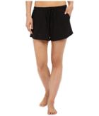 Yummie Pima Jersey Flutter Shorts (black) Women's Shorts