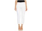 Nydj Petite Petite Boyfriend W/ Patchwork In White (white) Women's Jeans