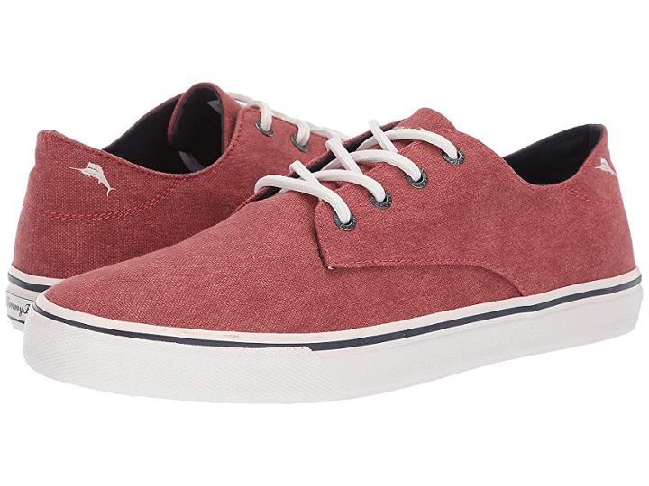 Tommy Bahama Drifting Sands (red Canvas) Men's Shoes