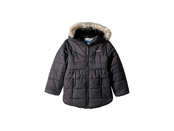 Columbia Kids Crystal Cavestm Mid Jacket (little Kids/big Kids) (black) Girl's Coat