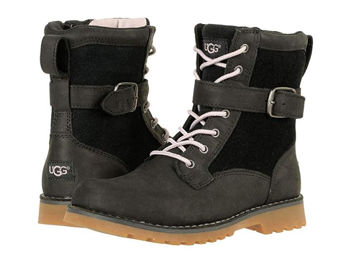 Ugg Kids Koren (little Kid/big Kid) (black) Kids Shoes