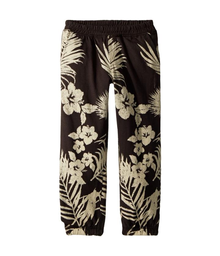 Chaser Kids Extra Soft Fleur De Camo Pants (toddler/little Kids) (vintage Black) Boy's Casual Pants