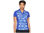 Callaway Tropical Print Top (dazzling Blue) Women's Clothing