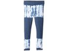 Chaser Kids Extra Soft Love Knit Strappy Side Detail Leggings (toddler/little Kids) (tie-dye) Girl's Casual Pants
