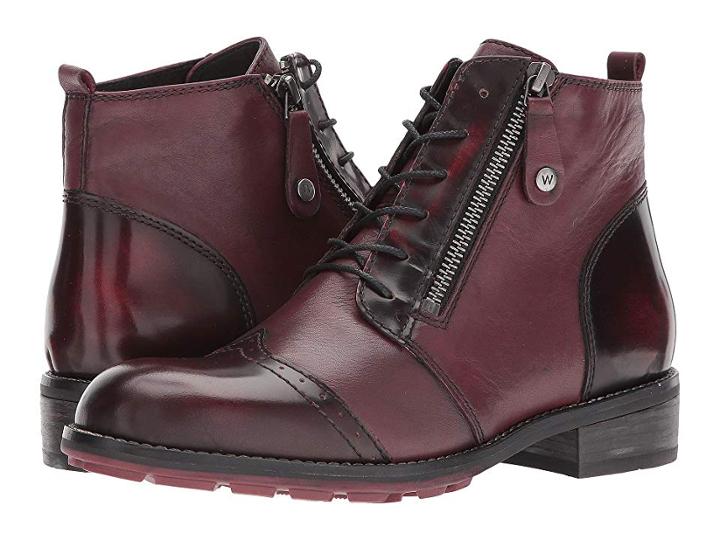 Wolky Millstream (bordo Molde/adder) Women's Lace-up Boots