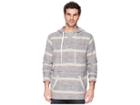 True Grit Pacific Combed Cotton Vintage Washed Poncho With Stitch Details (red) Men's Coat
