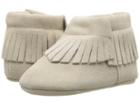 Baby Deer Soft Sole Moccasin Bootie (infant) (tan) Girl's Shoes